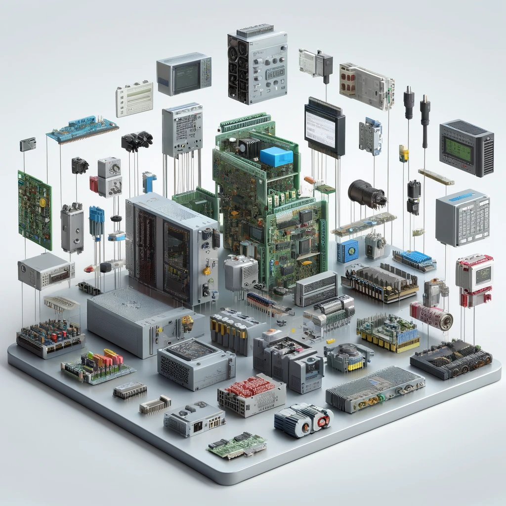 Industrial Electronics (I/O Cards, Controllers, CNC, PLC)